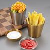 Stainless Steel Kitchen Dipping Sauce Bowl Golden Silver Ketchup Fries Cup Seasoning Dish Hot Pot Condiment Tray Tablewar