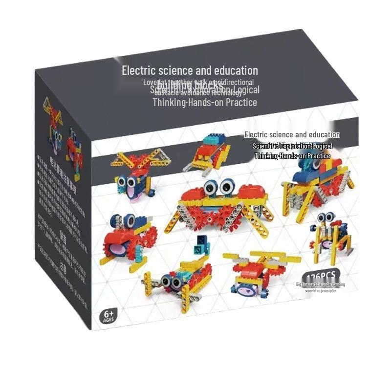Children's Educational Gear Building Blocks DIY Toy Set