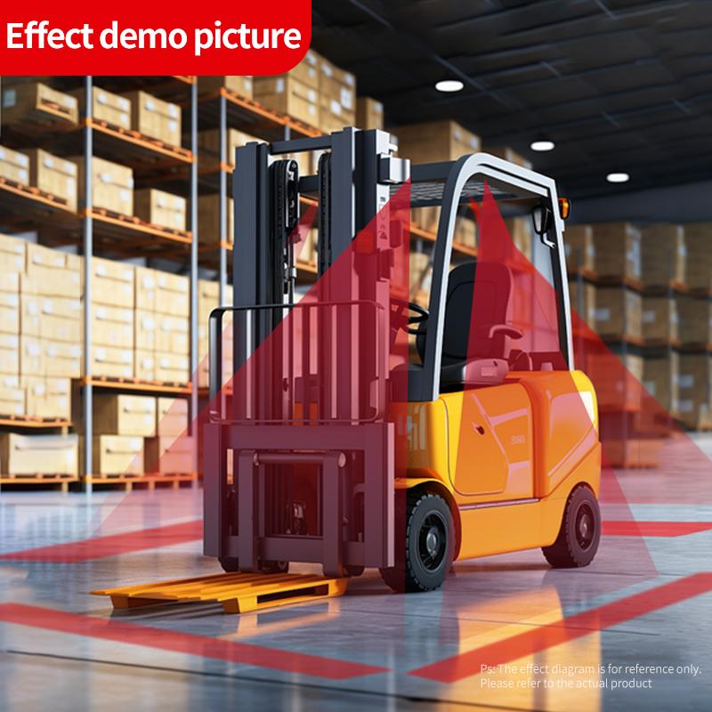 Truck Universal 15W Red and Blue Area Signal Indicator Light Suitable for Forklift Dangerous Area Safety Warning Line Light