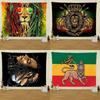 20. Rastafari Lion Head Tapestries Bob Tapestry Flag Creative Pattern Photo Living Room Wall Art Tapestry Decor Party Outdoor Decorate Banners J260928