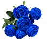 7-Head Imperial Concubine Rose Bouquet: Wedding, Table, Aisle, and Hotel Decor Simulation