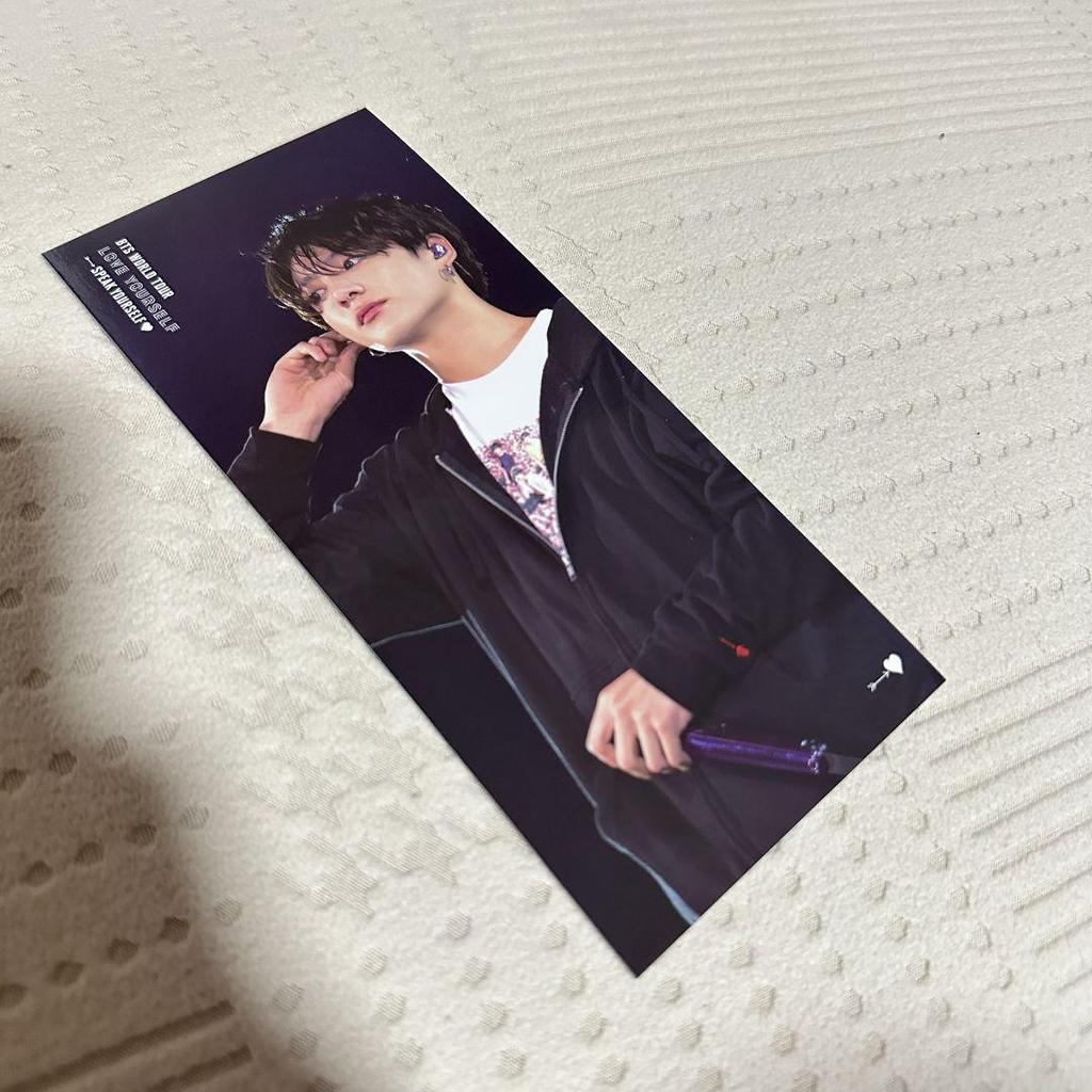 [USED] BTS LONDON Jungkook Bookmark LOVE YOURSELF