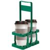 Portable Beer Rack Handheld Foldable Beer Basket Wine Carrier Beer Holder 2 Bottle Whiskey Beer Carrier for Camping Picnic BBQ