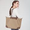Women's 2024 Autumn/Winter Large Canvas Tote Bag - Commuter & Travel Single Shoulder Bag
