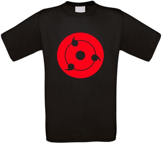 Sharingan Uchiha Cult Anime T-Shirt M