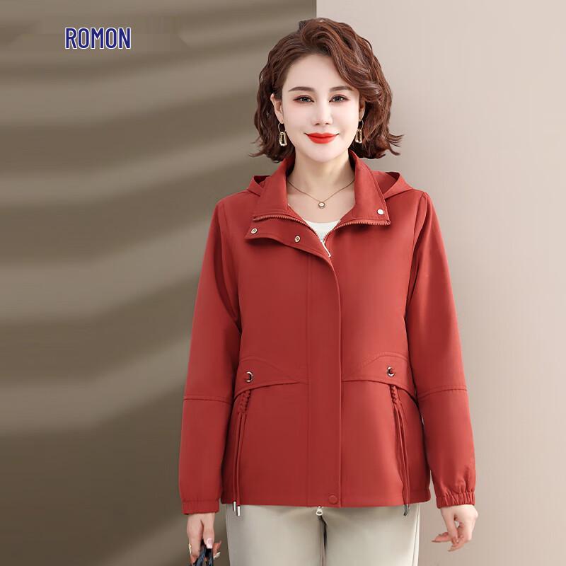 Lomon Women s Mom Style Casual Loose Jacket XL