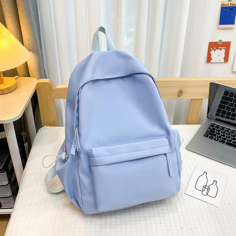 

New Canvas Backpack For High School And College Students With Large Capacity Sweet And Fresh Style Multiple Colors синій