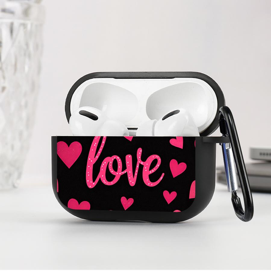 Romantisches Rosa Herz Muster Kopfhörerhülle Cover Case Für Airpods Pro 3 4 1 Pro2 Pro3 2