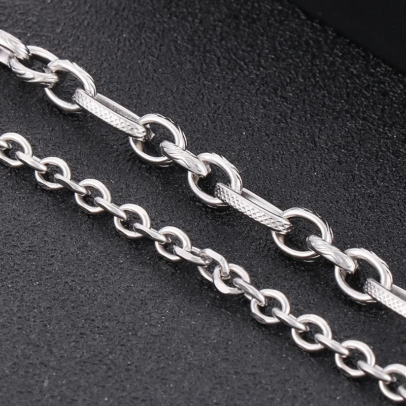 Titanstahl-Doppelschicht-Armband für Herren, koreanische Version von Student Tide, vielseitiges Handring-Zubehör