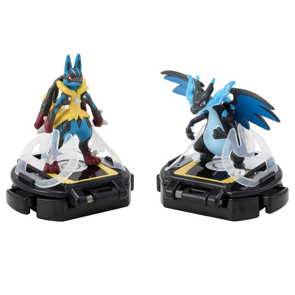 Pokemon Monster Collection Battleze Mega Lucario VS Mega Charizard X