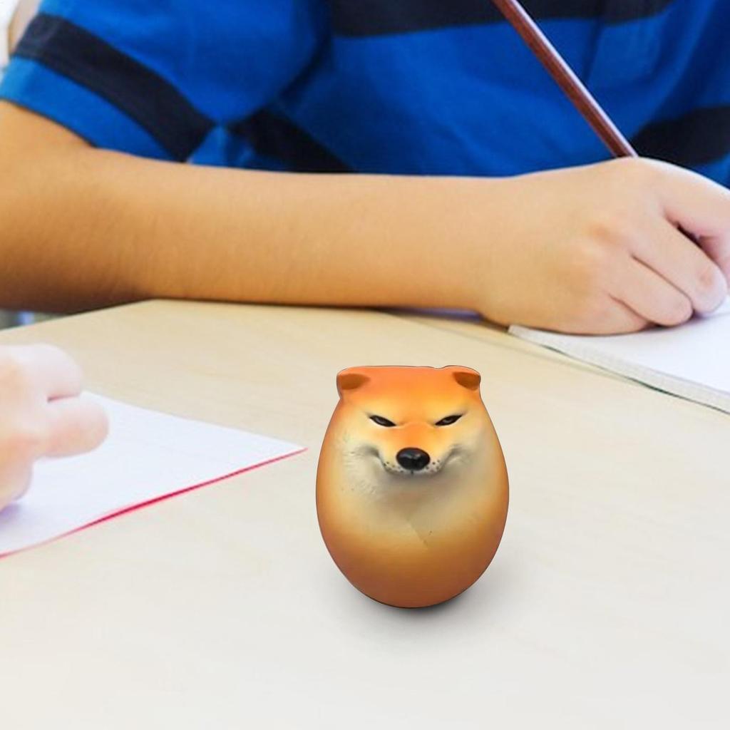 1pcs Creative And Lifelikes Egg Shaped PU Tabletop Decoration Dog And Egg Alliance Decorations Fun Christmas Gifts Squeeze Toy