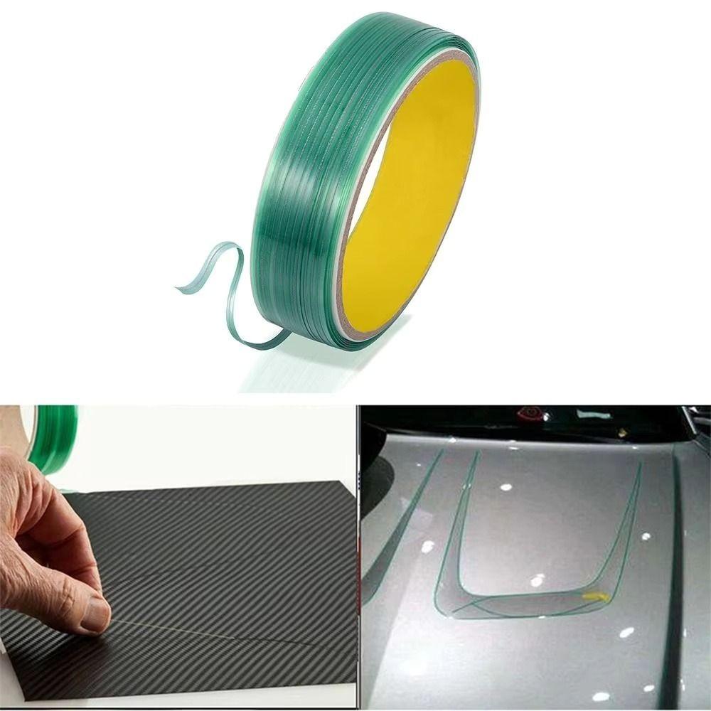 Flexible Material Vinyl Wrap Cutting Tape Green Color Multi-Purpose Tape  Automotive Wrapping