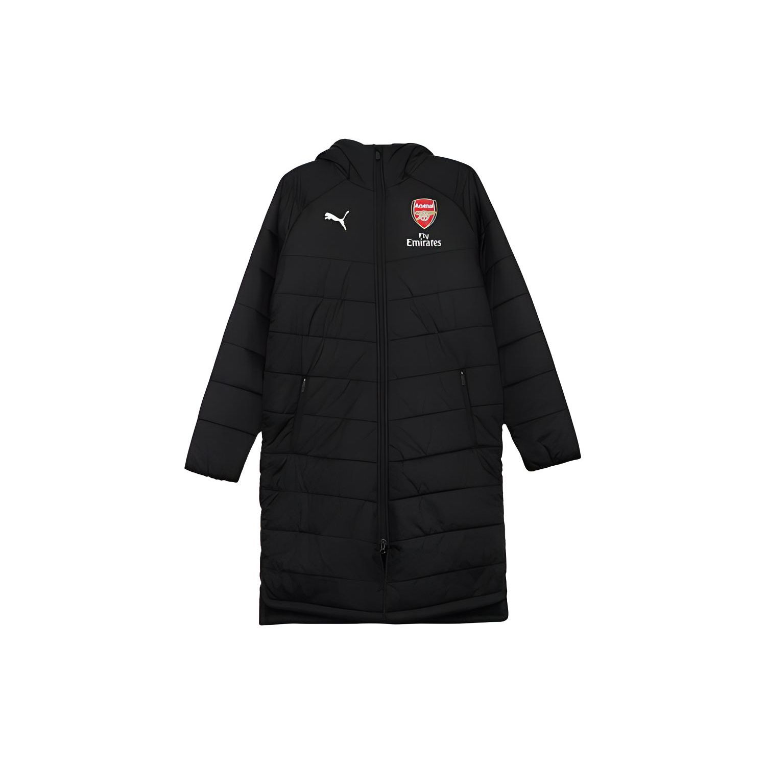 

Puma Длинное хлопковое пальто с капюшоном, зимнее мужское пальто, черное 753239-04 M