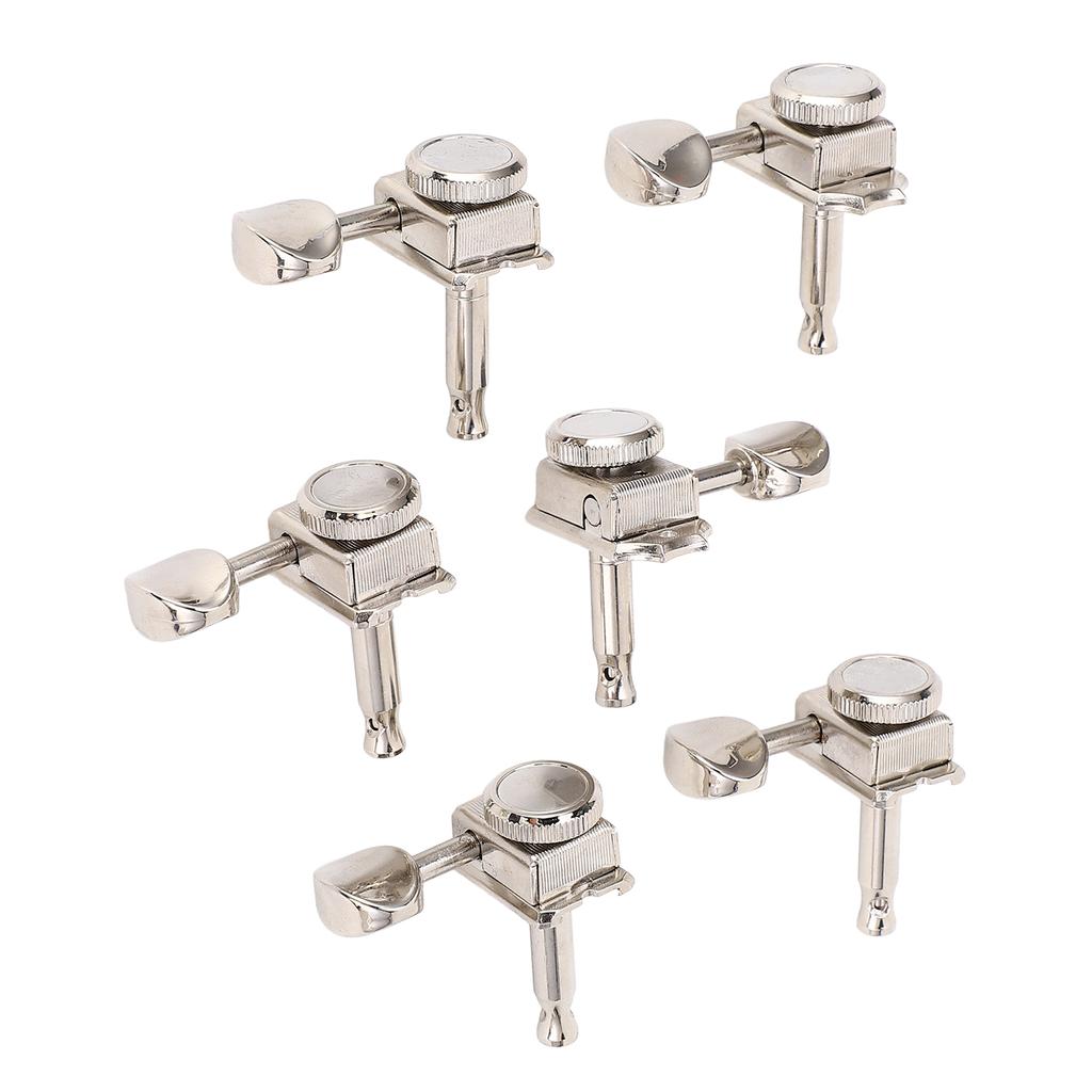 6PCS Guitar Locking Tuners Tuning Pegs Vintage Electric Guitar Machine Heads Tuning Keys Set for