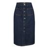 Womens/Ladies Refibra Denim Mom Midi Skirt