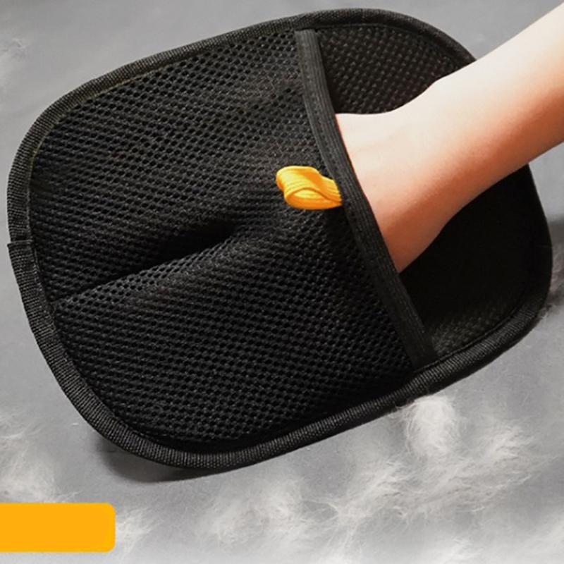 Neue Hundepflegehandschuhe, statische Entstaubungsbürste, Tierhaarentfernerbürste zum Entfernen von Hunde- und Katzenhaaren von Sofa, Teppich und Kleidung