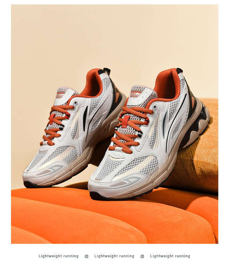 A98 Unisex Mesh Running Shoes - Lightweight, Breathable, Shock-Absorbing for Spring/Summer Outdoor Activities and Travel.