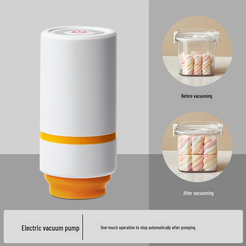 Vacuum Sealed Food Storage Jar: Moisture-Proof Container for Spices, Coffee, and Grains