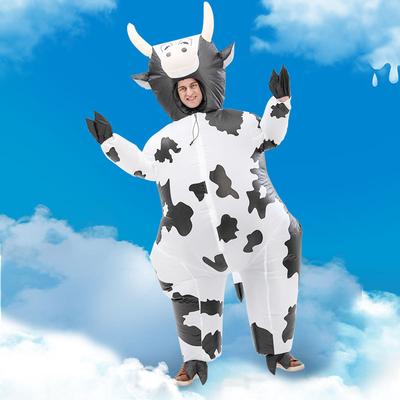 Kreativní Hračky Halloween Vánoce Krávy Cosplay Oblékání Nafukovací Oblečení Párty Žertíky Kostýmy Rekvizity