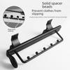 Multifunctional Top-Mounted Pull-Out Wardrobe Clothes and Retractable Pants Rack