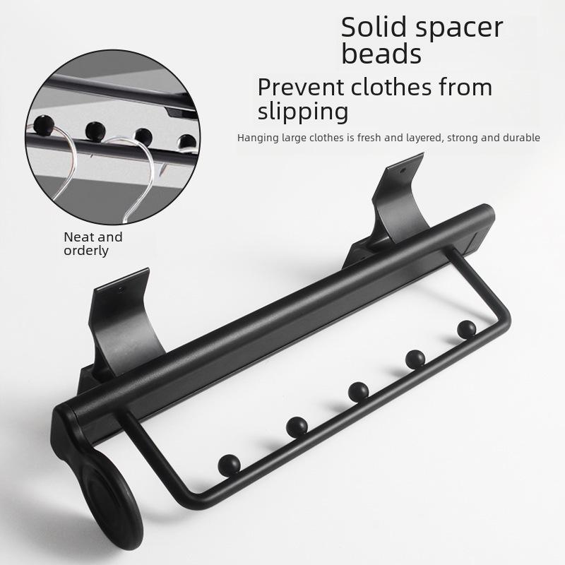 Adjustable Pull-Out Wardrobe Clothes and Pants Rack