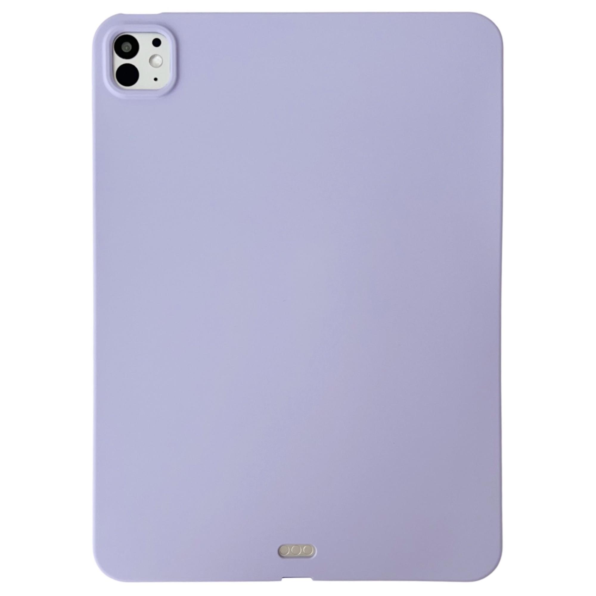 

Для iPad Про 11 (2024) Чехол Skin-Touch Мягкий ТПУ Защитная накладка для планшета Purple