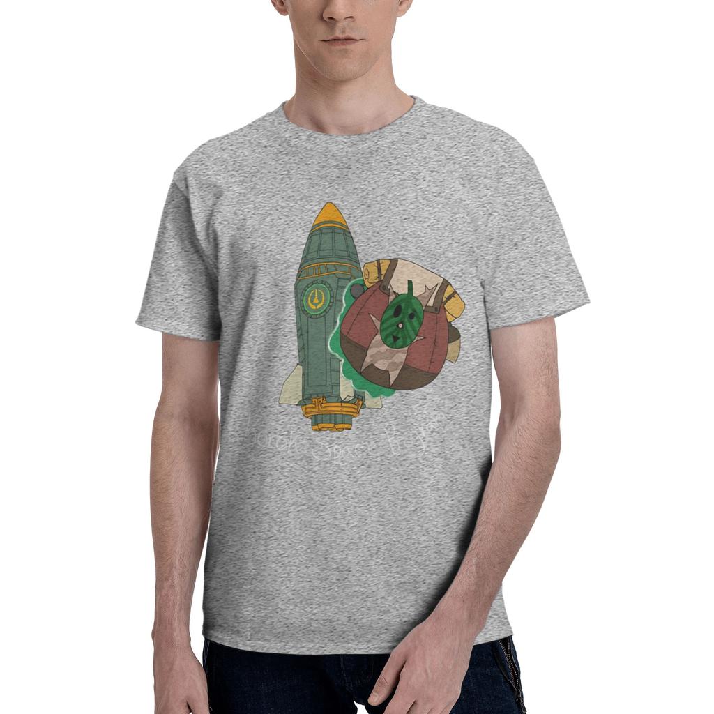 Korok Space Program Men T Shirts Korok Creative Tees Short Sleeve Crew Neck 100 Cotton Adult Tops TShirt