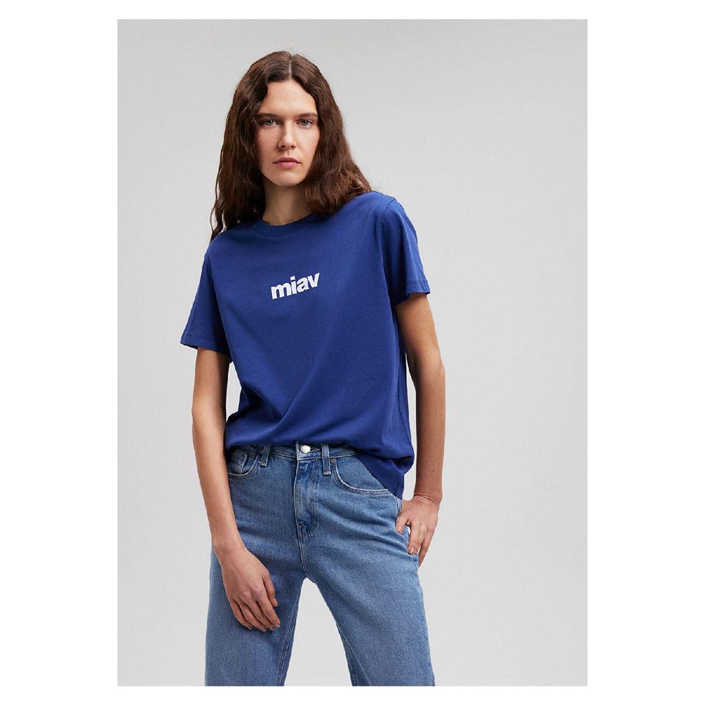 Biała koszulka Miav z nadrukiem Regularny krój / Normalny krój 1610622-620