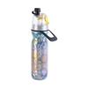 Misting Bottle 500ml 2 in 1 Mist & Sip Insulated Portable Spray Water for Outdoor Gym Soccer