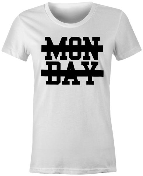 

Funny Novelty Fashion Swag Hipster Popular Joke Slogan Quote - Mon Day T-Shirt S