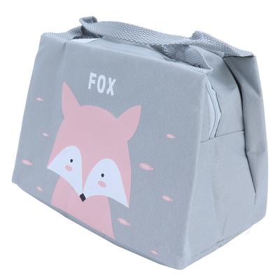 Geantă de prânz cu desene animate, portabilă, pentru picnic, cutie de depozitare pentru alimente, geantă tote pentru acasă și birou, PicnicFox