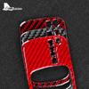 Real Soft Carbon Fiber Sticker for Mercedes Benz Smart 451 Fortwo 2011 2012 2013 2014 2015 Gear Shift Panel Frame Accessories