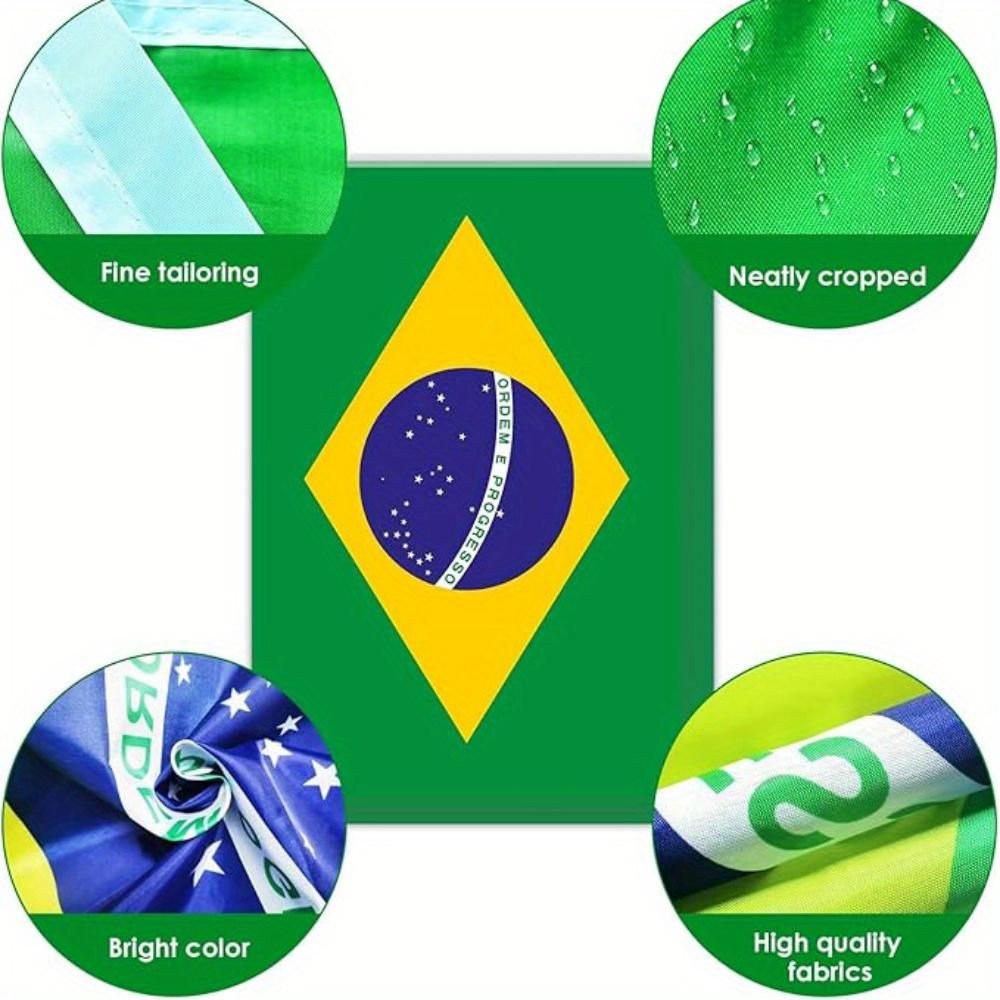 10M (32.8ft) Brazil Flag String Flag Holiday Decoration Hanging Flag Pull Flag