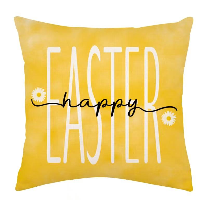 

Весна и Лето Новая Подушка-Подушка Подсолнух Грузовик Наволочка Черно-Белая Клетчатая Льняная Наволочка 45*45cm