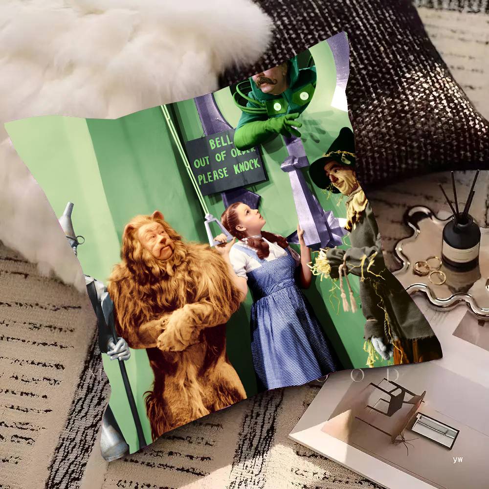 T-The Wonderful Wizard Of Oz Pillow Case Square Pillow Bedroom Sofa Leisure Comfort Cushion Car Living Room Home Decoration