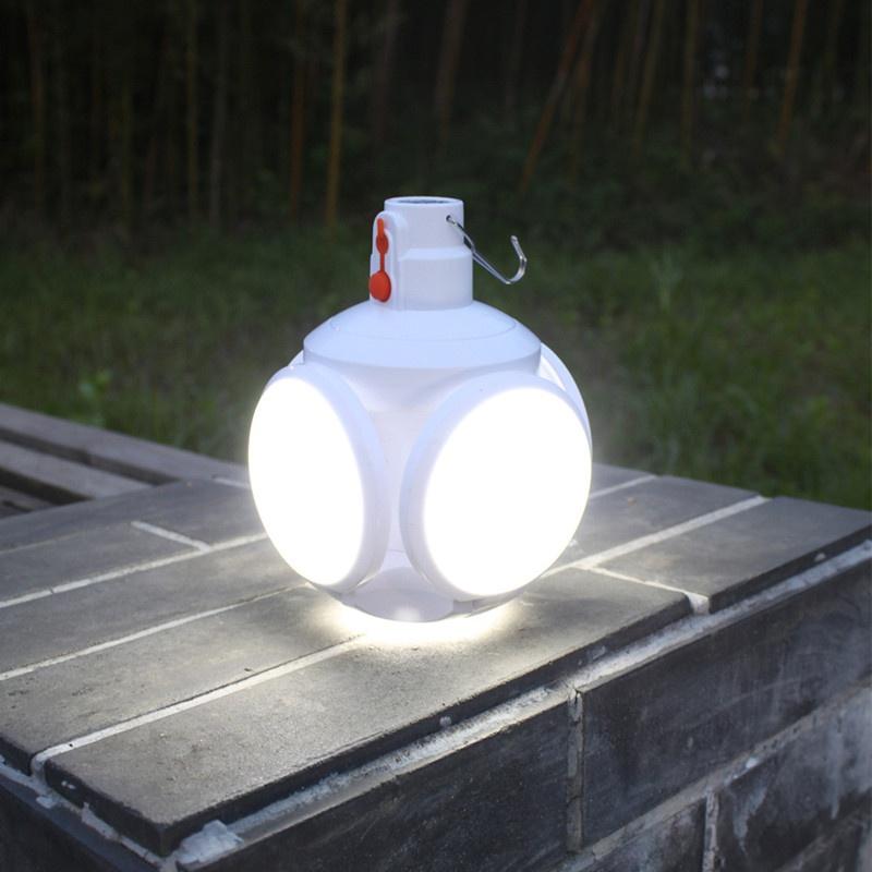 LED-Glühbirne, Solarleuchte, für den Außenbereich, wasserdicht, Notfall, Solar-/USB-Kabel, wiederaufladbare Glühbirne, Licht, Camping, Gartenbeleuchtung, Solarlampe