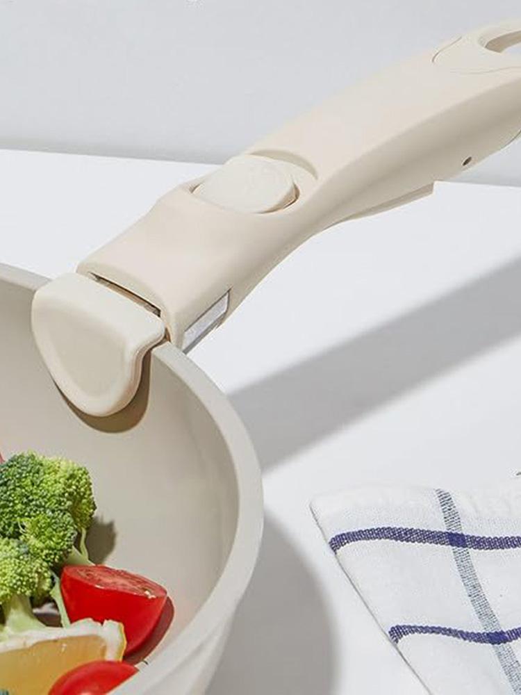 Abnehmbarer Griff für Töpfe Verbrühschutz Pfannengriff Verbrühschutz Kochgeschirzubehör Küchen Topf Handgriff für Spülschüssel Schüssel