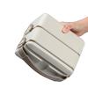 LFGB Certification Microwavable 304 Stainless Steel Bento Box with PP Shell and Silicone Handle Portable 2 Layer Lunch Box