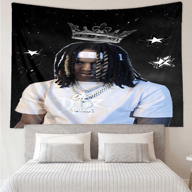 Rapper With Chains And Tattoos Tapestry Hanging for Bedroom,Livingroom, Playroom,Decor Art Room Wall Tapestry Holiday and Birthday Gifts