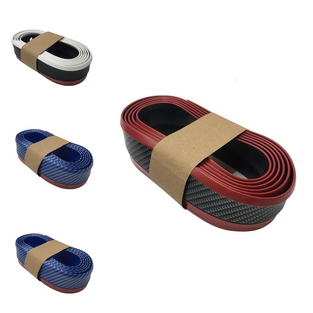 Universal Car Front Lip Bumper Guard In Carbon Fiber Premium Auto Accessory