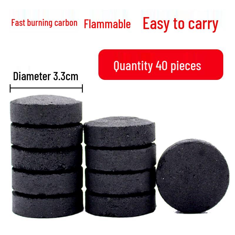 ZISIZ Instant Light Smokeless BBQ Charcoal