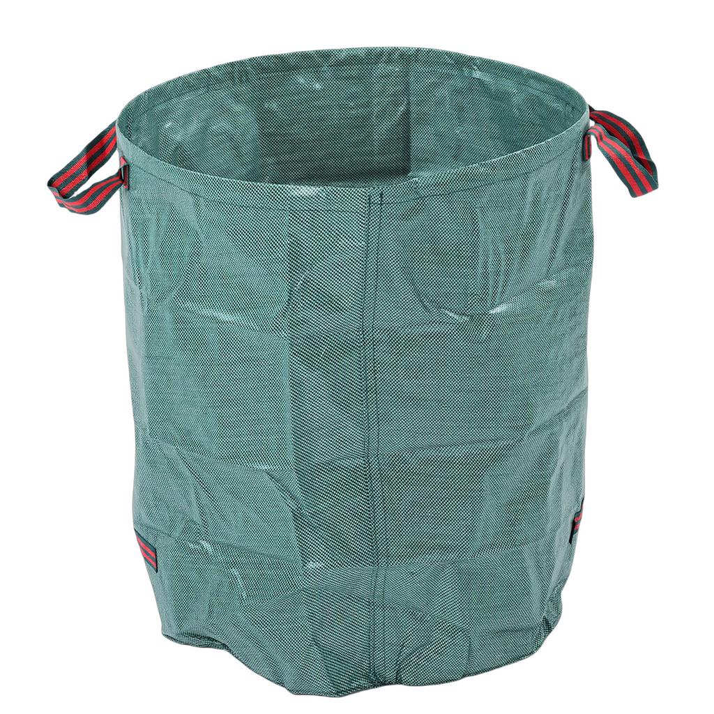 Lawn Garden Leaf Bag PP 272L Water Proof Standable Reusable Yard Waste Bag with Handles for Camping Recycling Green
