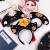 Bow Hanfu Headdress Ancient Style Headwear Hanfu Hair Hoop Antique Headband Chinese Style Headwear