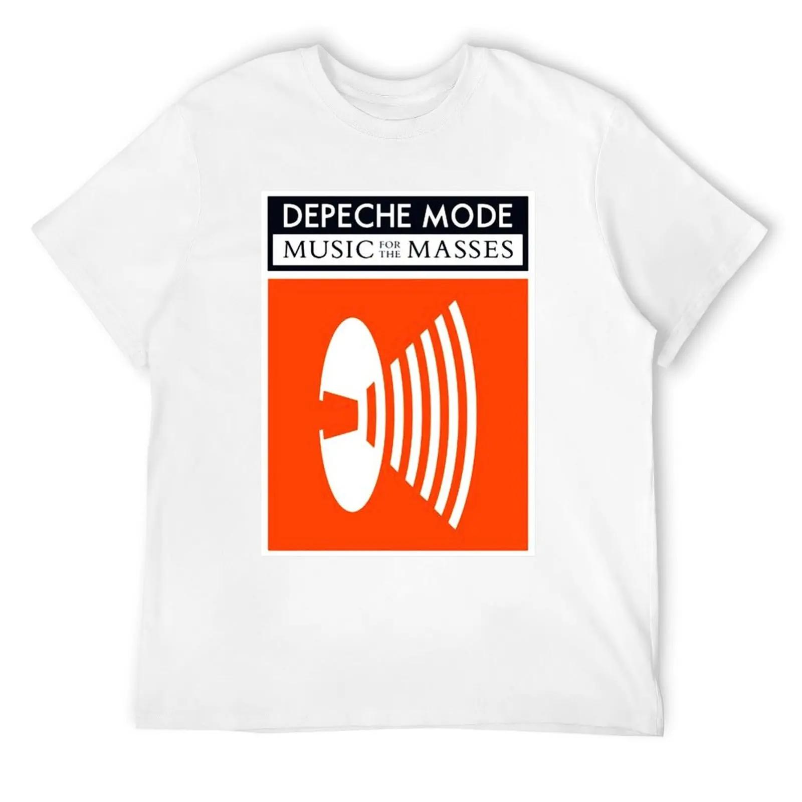 

Футболки с музыкальным принтом The Masses Футболки с графическим принтом Большие облегающие футболки для мужчин M белый