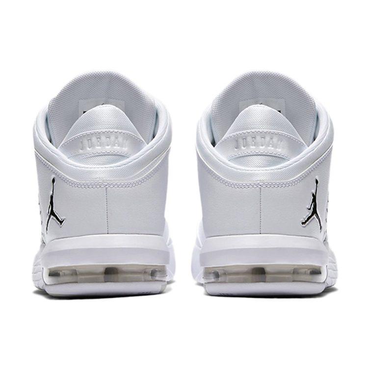 Jordan Flight Origin 4 Comfortable Cushioning Slip Resistant Abrasion Resistant Mid top Vintage Basketball Shoes Men's 921196-100