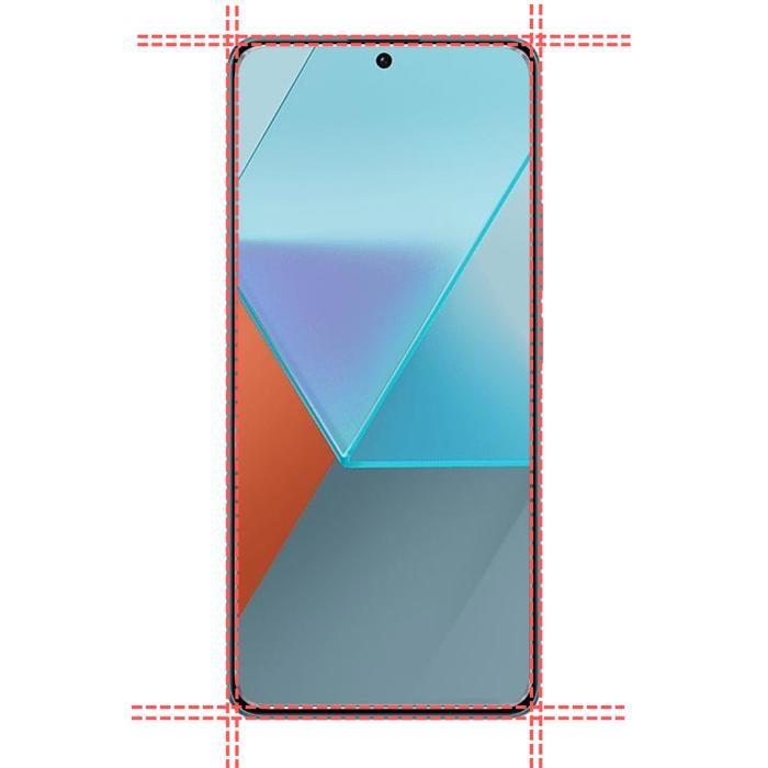 Tempered Glass for Xiaomi Redmi Note 13 PRO 5G [Pack 2] Phonillico® Screen Protector Glass Film