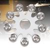 Drum Cymbal Bells Drum Tambourine Musical Instrument Drum Accessory Bells Cymbal Ching Rings Metal Texture for Drum
