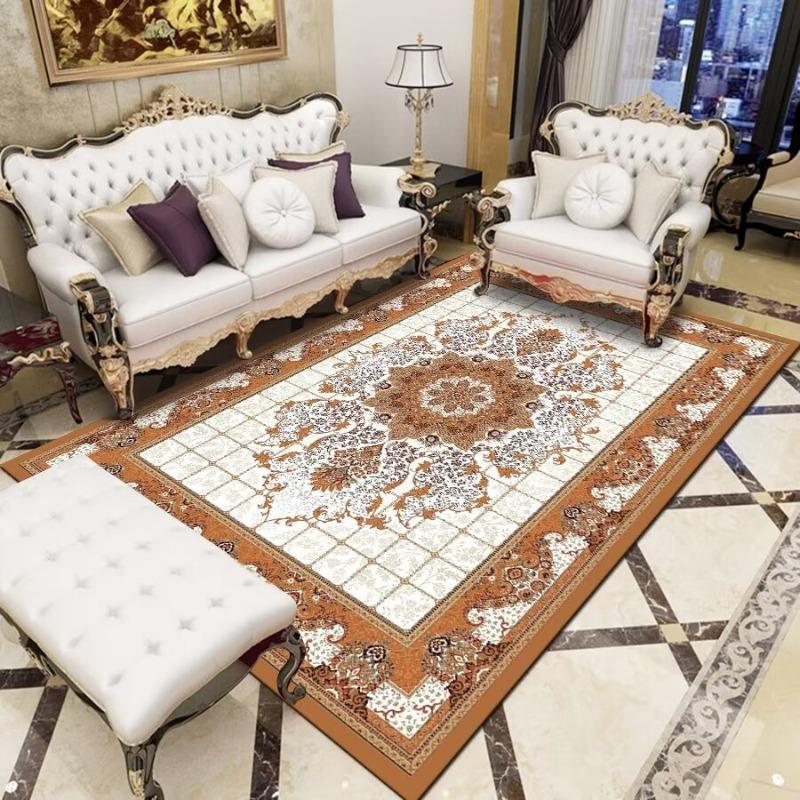 

Retro Carpet Bohemian Ethnic Style Soft Mat Wear-resistant Anti-slip Rug Suitable for Living Room Bedroom Carpets Very Beautiful 40X60CM