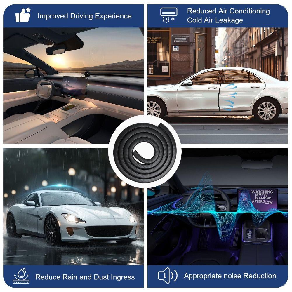 Gummi Auto Türdichtungsleiste Seitenwulst Design Türgummidichtung Universell Passend