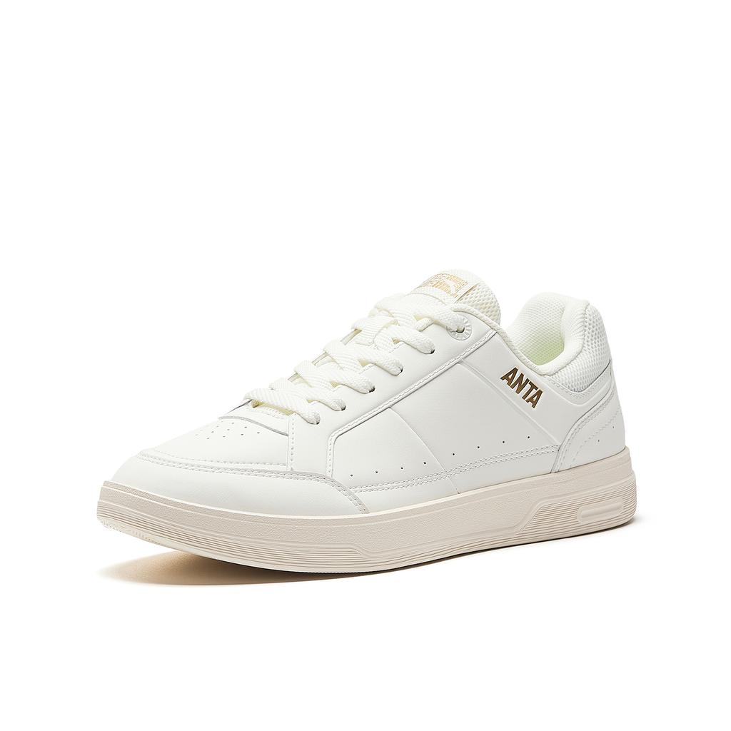 Anta Skateboard Shoes Men's Ivory White 912618008-1